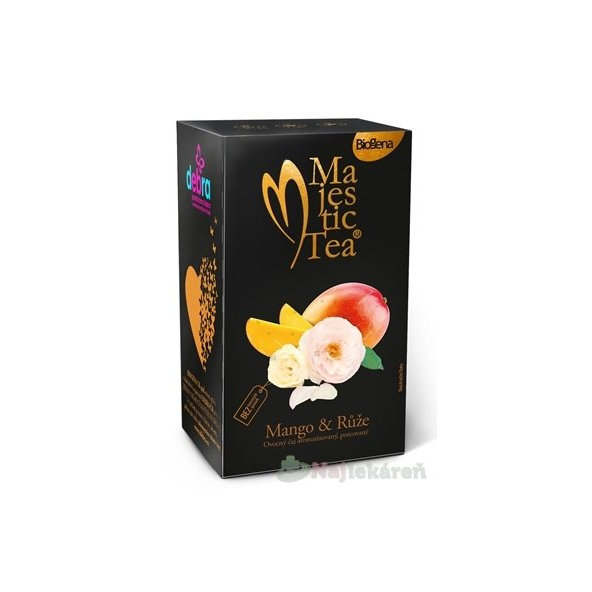 Biogena Majestic Tea ovocný čaj mango s růží 20 sáčků