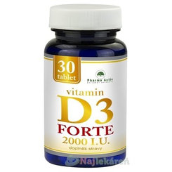 Pharma Activ Vitamín D3 Forte 2000 IU 30 tablet
