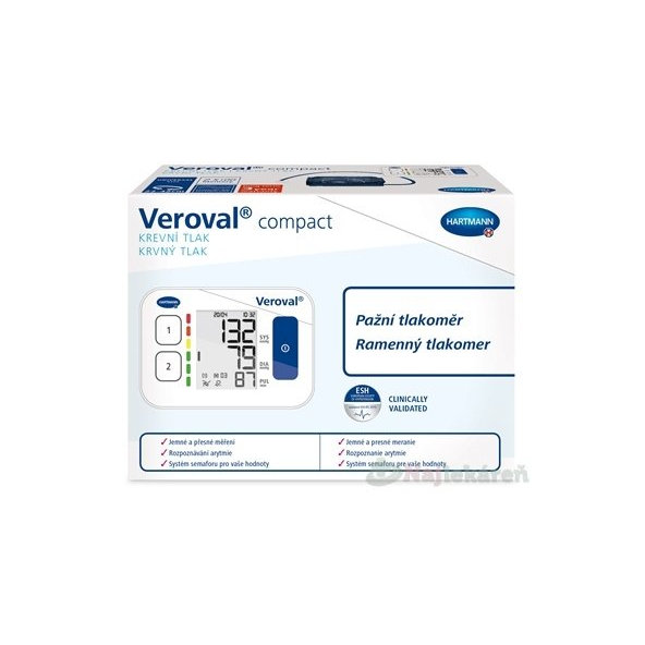 Veroval compact pažní tlakoměr BPU22 digitální s manžetou 22–42 cm
