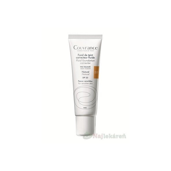AVENE Couvrance tekutý make-up SPF 20 přirozený odstín 30 ml