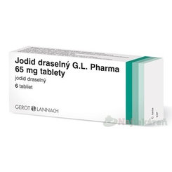 Jodid draselný G.L. Pharma 65 mg 6 tablet