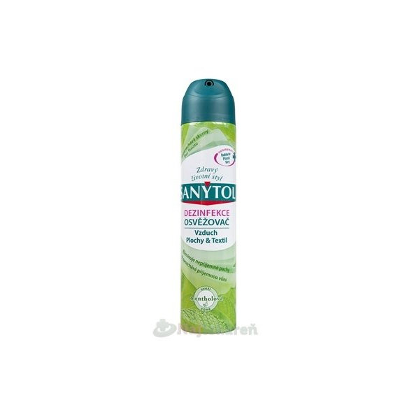 Sanytol osvěžovač vzduchu sprej mentolová vůně 300 ml