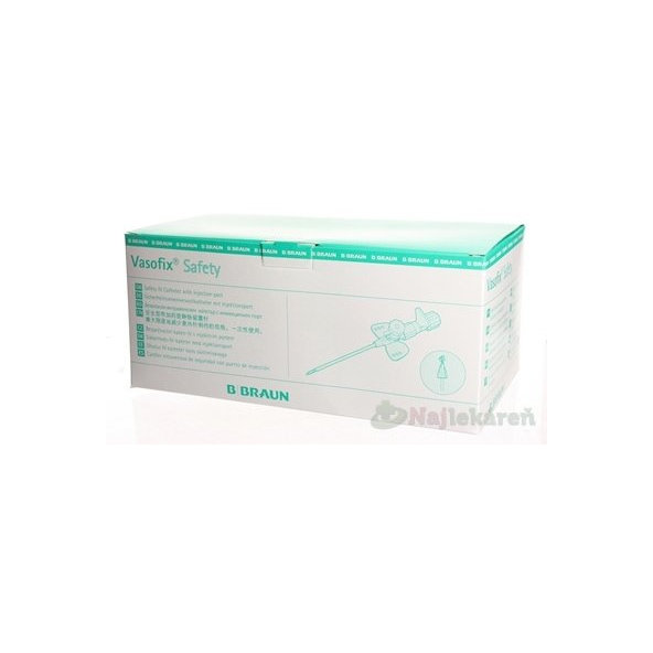 B. Braun Vasofix Safety G22 modrá 50 ks