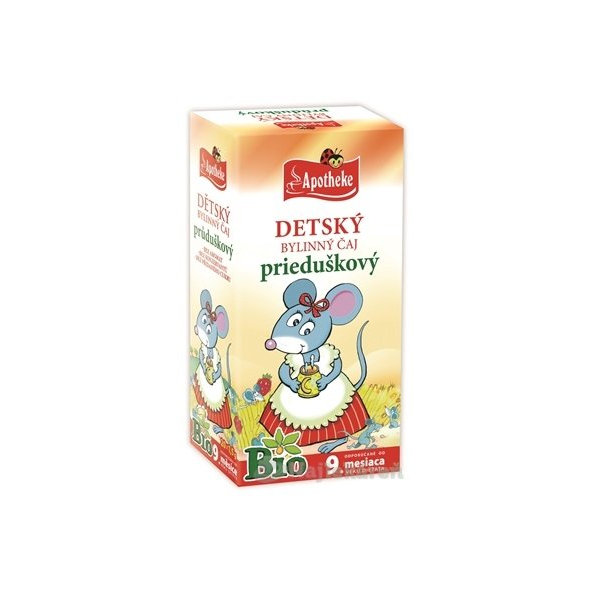APOTHEKE BIO dětský bylinný čaj průdušky 20×1,5 g