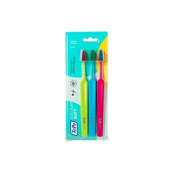 TePe Colour Select Soft zubní kartáček 3 ks