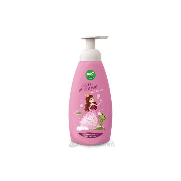 Bupi Kids Veselá jemná mycí pěna růžová 500 ml