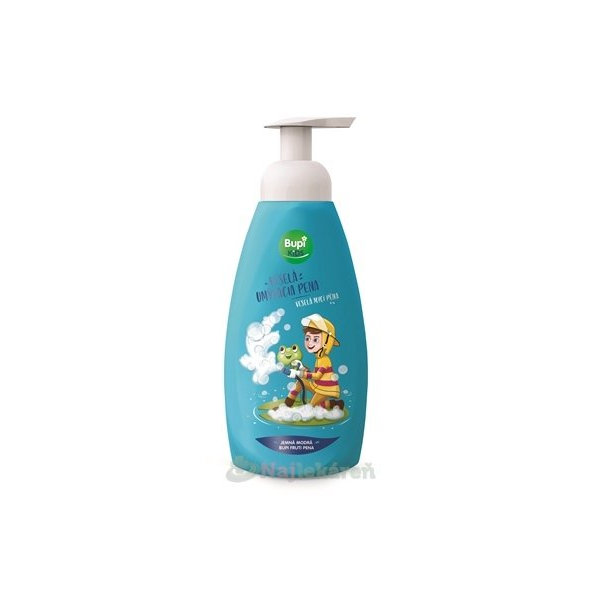 Bupi Kids Veselá jemná mycí pěna modrá 500 ml