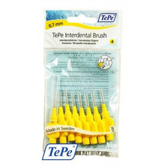 TePe medzizubní kartáčky 0,7 mm žluté 8 ks