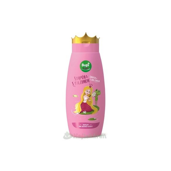 Bupi Kids šampon s balzámem růžový 250 ml