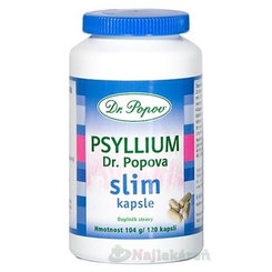 DR. POPOV Psyllium Slim 120 kapslí