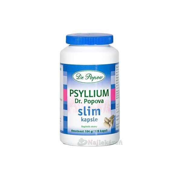 DR. POPOV Psyllium Slim 120 kapslí