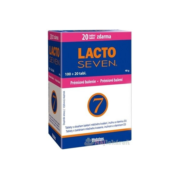 Vitabalans Lactoseven 100+20 tablet