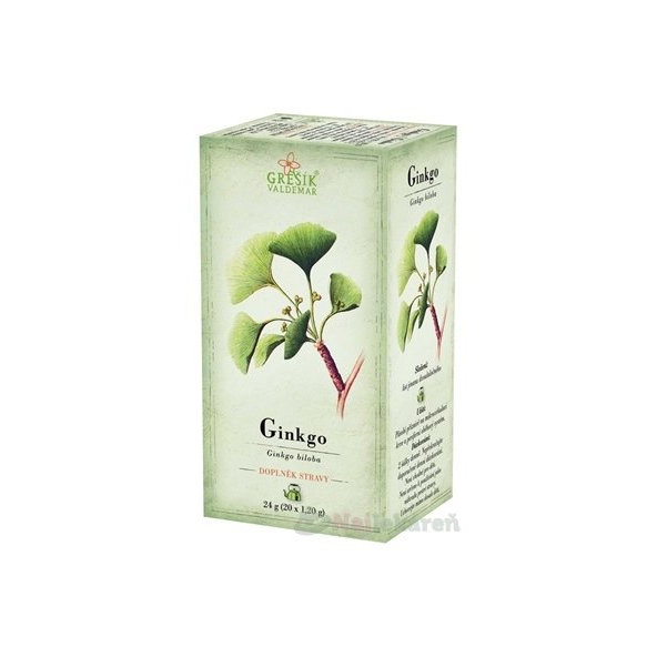 Grešík Ginkgo bylinný čaj 20 sáčků