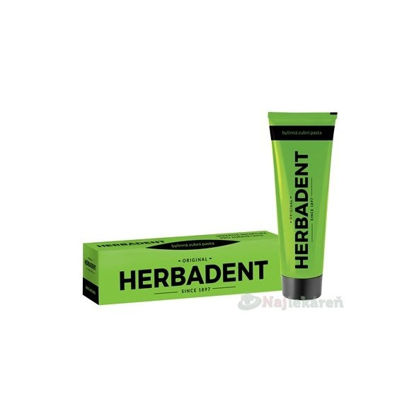 Herbadent Original bylinná zubní pasta s fluoridem 100 g