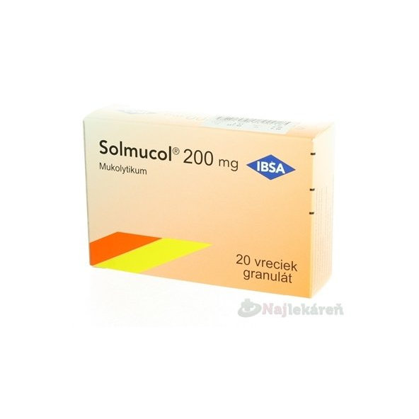 Solmucol 200 mg 20 sáčků