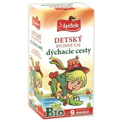 Apotheke BIO Dětský bylinný čaj Dýchací cesty 9 m+ 20 sáčků