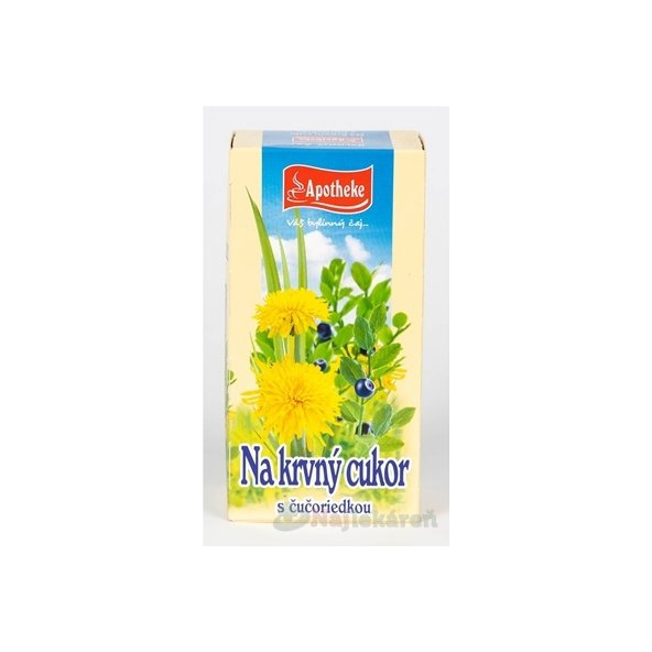 APOTHEKE Čaj krevní cukr s borůvkou 20x1,5 g