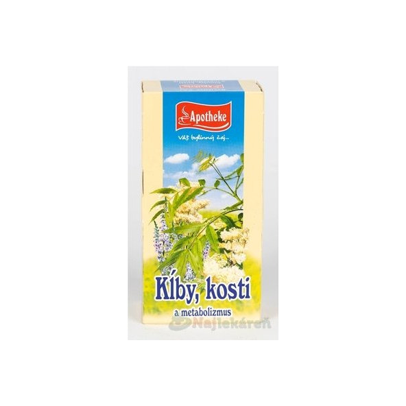 APOTHEKE čaj kĺby kosti a metabolizmus 20×1,5 g