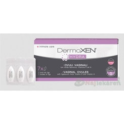 DermoXEN Hydra vaginální globule proti suchosti 7 ks