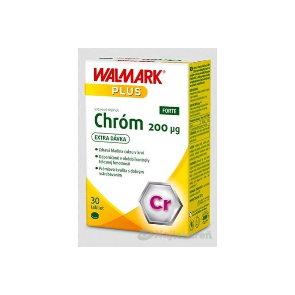 Walmark Chrom Forte 200 µg 30 tablet