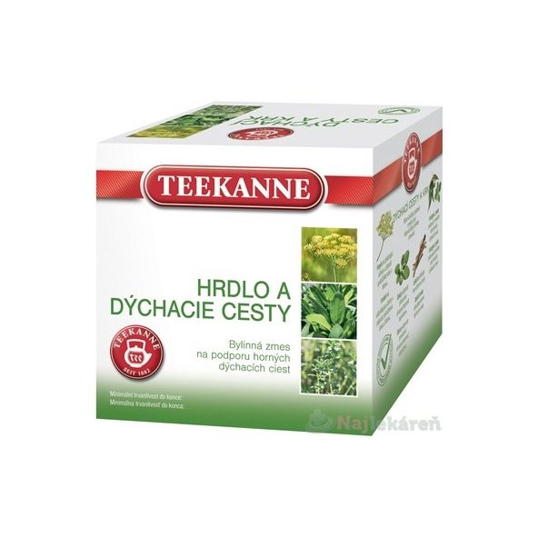 Teekanne Hrdlo a dýchací cesty bylinný čaj 10 sáčků