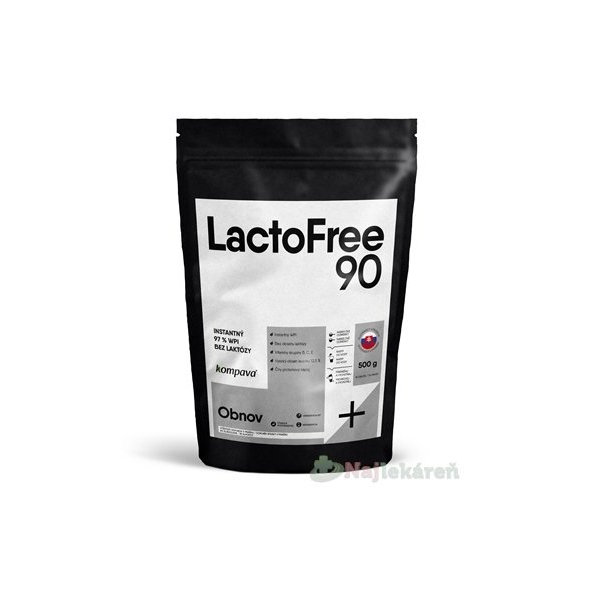 kompava LactoFree 90 čokoláda banán 500 g