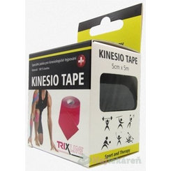 KINESIO TAPE Trixline tejpovací páska černá 5 cm × 5 m