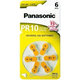 PANASONIC PR10 baterie do naslouchadel 6 ks