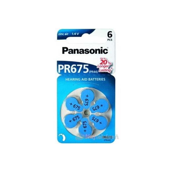 PANASONIC PR675 baterie do naslouchadel 6 ks