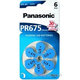 PANASONIC PR675 baterie do naslouchadel 6 ks