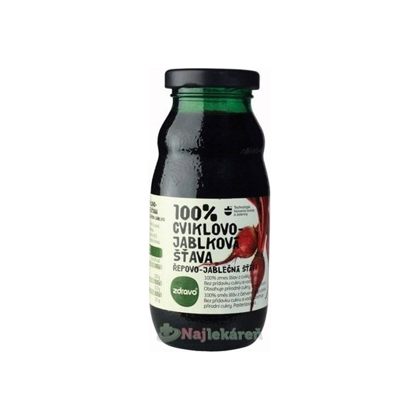 Zdravo 100% řepovo-jablečná šťáva 200 ml