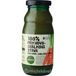 Zdravo 100% mrkvovo-jablečná šťáva 200 ml
