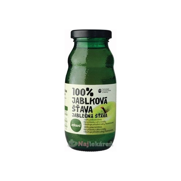 Zdravo 100% jablečná šťáva 200 ml