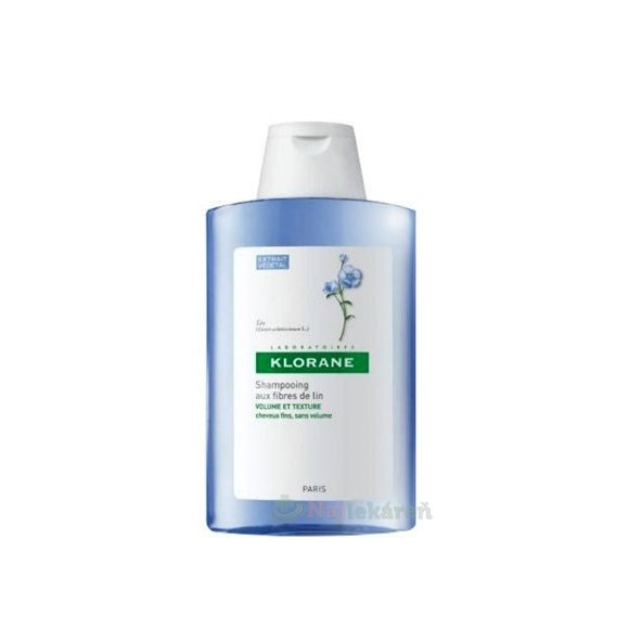 KLORANE šampon s BIO lnem pro objem a tvar 400 ml