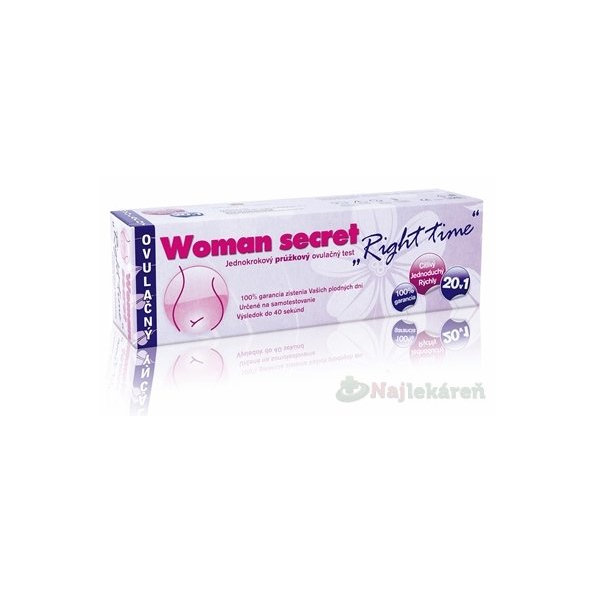 Woman Secret Right Time ovulační test 20 ks
