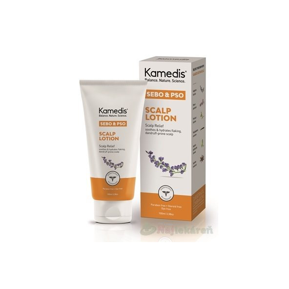 Kamedis Sebo & Pso Scalp Lotion proti lupům 100 ml