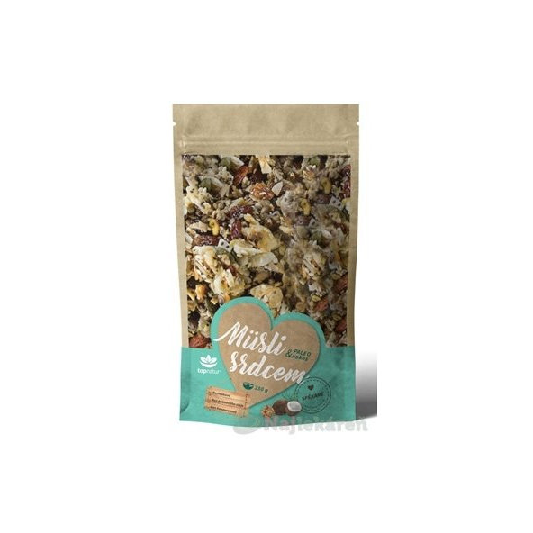 Topnatur müsli Srdcem Paleo kokos bezlepkové 350 g
