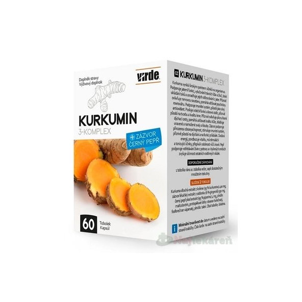 Virde Kurkumin 3-Komplex 60 kapslí
