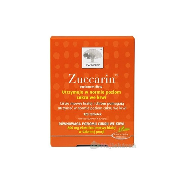 New Nordic Zuccarin 120 tablet