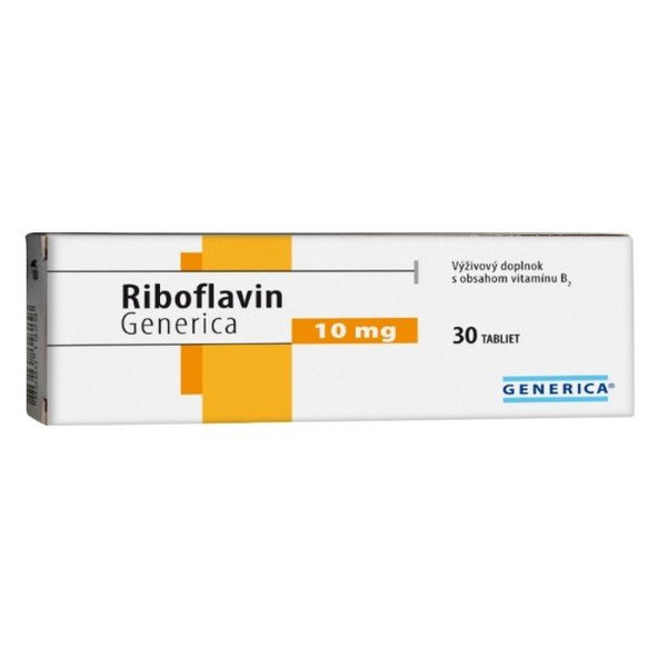 Generica Riboflavin 10 mg 30 tablet