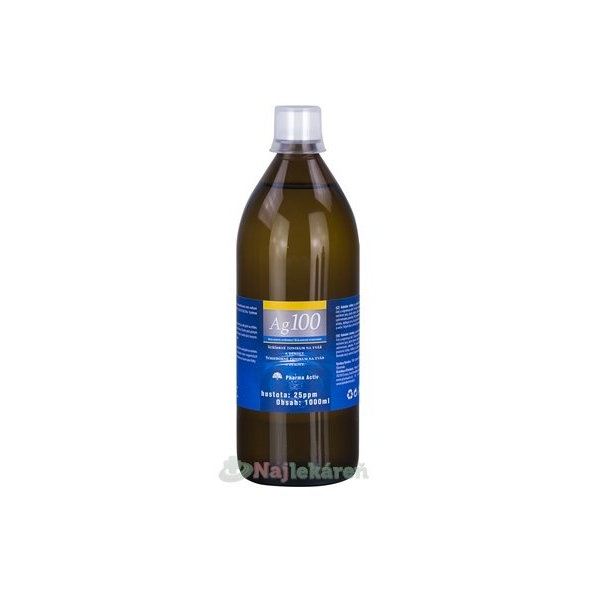 Pharma Activ Koloidní stříbro Ag100 25 ppm 1000 ml