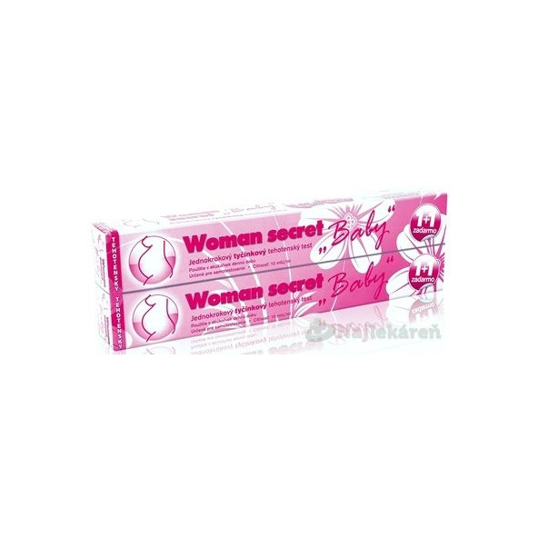 Woman Secret Baby těhotenský test