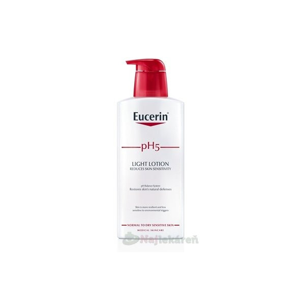 EUCERIN pH5 tělové mléko lehká textura 400 ml