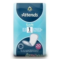 Attends Soft Mini 1 inkontinenční vložky 299 ml 21,5 cm 20 ks