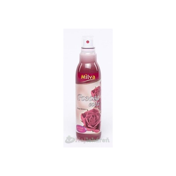 MILVA růžová voda s rozprašovačem 200 ml