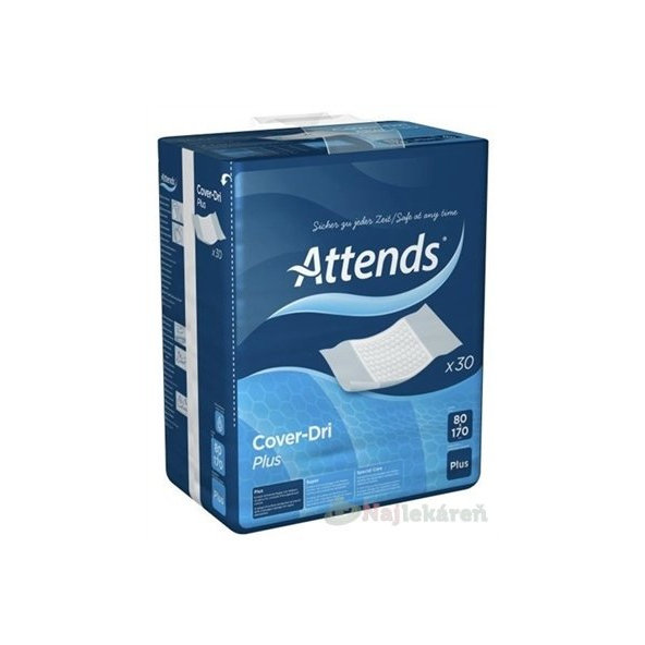 ATTENDS Cover-Dri Plus inkontinenční podložka 1935 ml 80×170 cm 30 ks