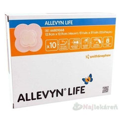 Allevyn Life krytí na rány 12,9 × 12,9 cm 10 ks