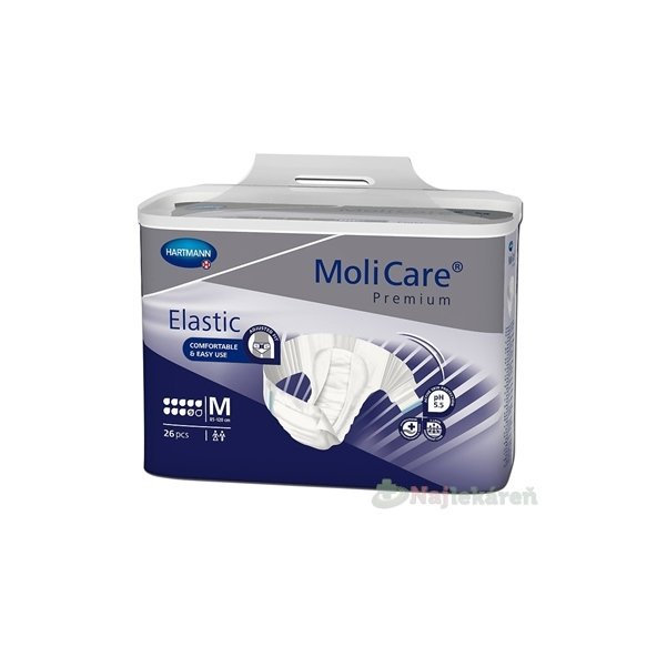 MoliCare Premium Elastic 9 kapek M 26 ks