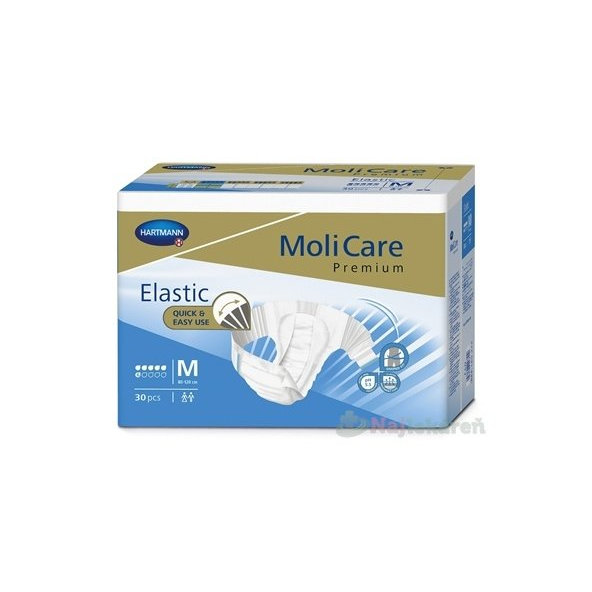 MoliCare Premium Elastic 6 kapek M 30 ks
