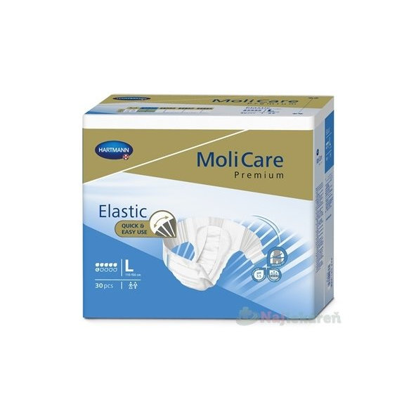 MoliCare Premium Elastic 6 kapek L 30 ks
